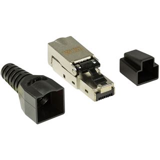 LogiLink RJ45-Steckverbinder Kat.6A, T568A, geschirmt