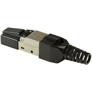 LogiLink RJ45-Steckverbinder Kat.6A, T568A, geschirmt