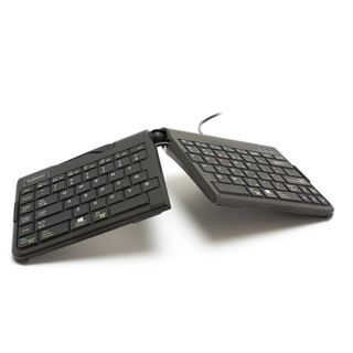 BakkerElkhuizen Goldtouch Travel Go2 USB Deutsch schwarz