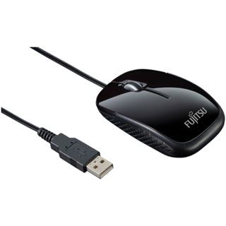 Fujitsu M420NB Mouse USB schwarz gl&auml;nzend (kabelgebunden)