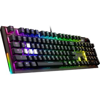 MSI VIGOR GK-80 CHERRY MX RGB Red USB Deutsch schwarz/rot