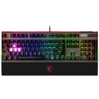 MSI VIGOR GK-80 CHERRY MX RGB Red USB Deutsch schwarz/rot