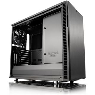 Fractal Design Define R6 gedämmt Midi Tower ohne Netzteil grau