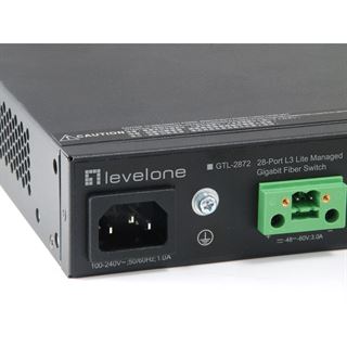 LEVELONE Switch 48,3cm 24x SFP GTL-2872 4xGE 4xSFP+