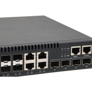 LEVELONE Switch 48,3cm 24x SFP GTL-2872 4xGE 4xSFP+