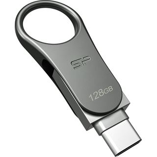 128 GB Silicon Power Mobile C80 titan USB 3.1 und Typ-C