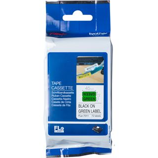brother FLe-7511 Schriftbandkassette, schwarz / gr&uuml;n