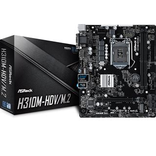 ASRock H310M-HDV/M.2 Intel H310 So.1151 Dual Channel DDR4 mATX Retail