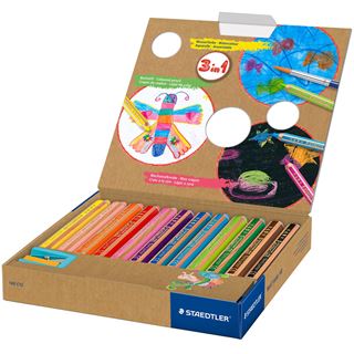 STAEDTLER Hexagonal-Buntstift buddy,12er Kartonetui +Spitzer