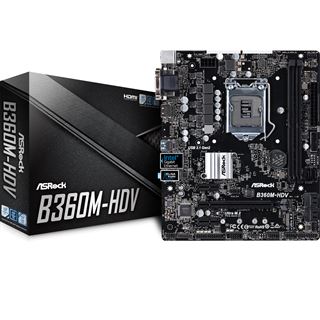 ASRock B360M-HDV Intel B360 So.1151 Dual Channel DDR4 mATX Retail