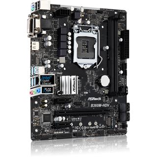 ASRock B360M-HDV Intel B360 So.1151 Dual Channel DDR4 mATX Retail