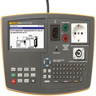 Fluke Networks Prüfgerät DIN VDE 0701 graphisch Grenzwert