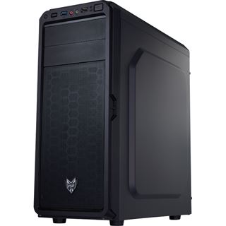FSP Group CMT110 Midi Tower ohne Netzteil schwarz