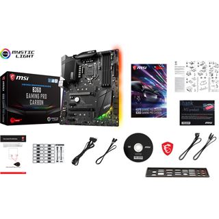 MSI B360 GAMING PRO CARBON Intel B360 So.1151 Dual Channel DDR4 ATX