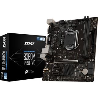 MSI B360M PRO-VD Intel B360 So.1151 Dual Channel DDR4 mATX Retail