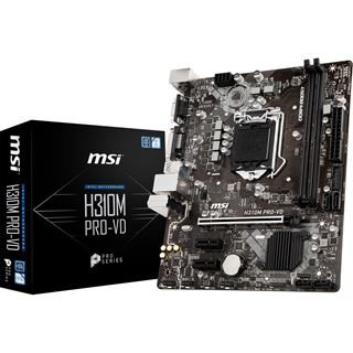 MSI H310M PRO-VD Intel H310 So.1151 Dual Channel DDR4 mATX Retail