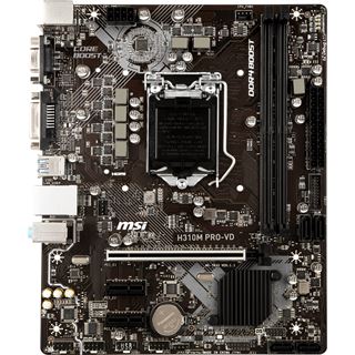 MSI H310M PRO-VD Intel H310 So.1151 Dual Channel DDR4 mATX Retail
