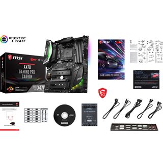 MSI X470 GAMING PRO CARBON AC AMD X470 So.AM4 Dual Channel DDR4 ATX