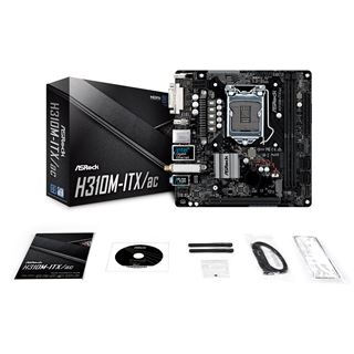 ASRock H310M-ITX/ac Intel H310 So.1151 Dual Channel DDR4 Mini-ITX