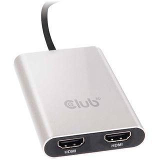 Club3D Adapter Thunderbolt 3 > 2x HDMI 4K@60Hz aktiv St/Bu retail
