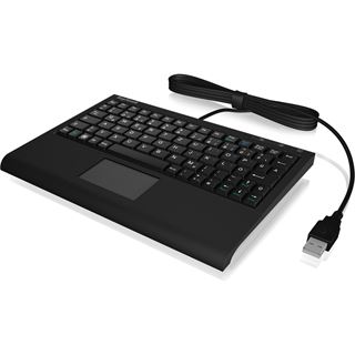 KeySonic ACK-3410 USB Deutsch schwarz (kabelgebunden)