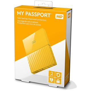 2TB WD My Passport WDBS4B0020BYL-WESN 2.5" (6.4cm) USB 3.0 gelb