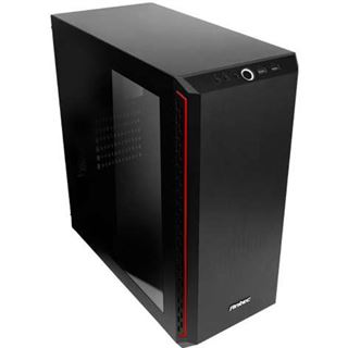 Antec P7 mit Sichtfenster Midi Tower ohne Netzteil schwarz/rot