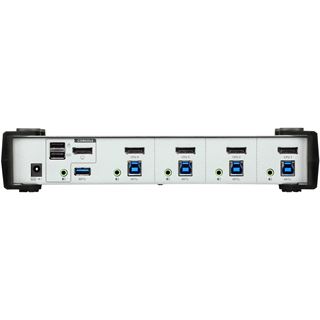 ATEN Technology CS1914 KVMP-Switch 4-fach, DisplayPort, USB 3.0,