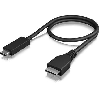 Icy Box Adapter Kabel IcyBox Micro-B -> USB C 50cm IB-CB001a sw