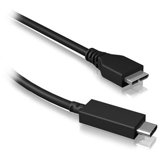 Icy Box Adapter Kabel IcyBox Micro-B -> USB C 50cm IB-CB001a sw