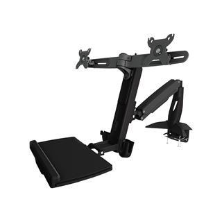 Icy Box Monitor Arm IcyBox 2 Monitore bis zu 24"/10kg +