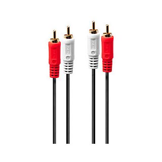 (&euro;1,63*/1m) 3.00m Lindy Audio Anschlusskabel Stereo 2xCinch