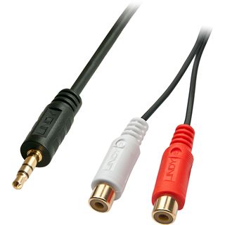 (&euro;31,60*/1m) 0.25m Lindy Audio Adapterkabel Stereo 3.5mm Klinke