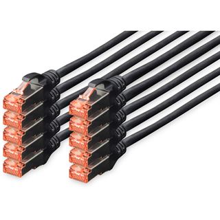 (€47,60*/1m) 0.25m Digitus Cat. 6 Patchkabel S/FTP PiMF RJ45