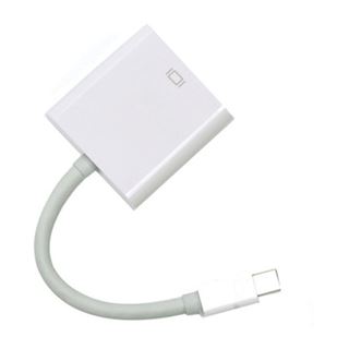 JJ COMPUTER AVC 226-0.1m MiniDVI/VGA Adapter Kabel weiss