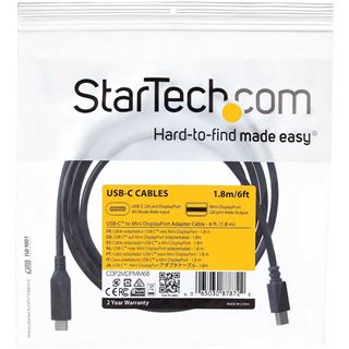 (&euro;8,28*/1m) 1.80m Startech Displayport Adapterkabel DisplayPort
