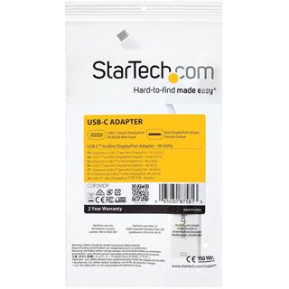 STARTECH USB-C auf Mini DisplayPort Adapter - 4K 60Hz