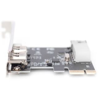 DIGITUS PCI Expr Card 2x Firewire400 ext, +1x FW400 int