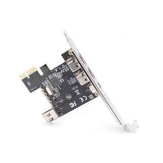 DIGITUS PCI Expr Card 2x Firewire400 ext, +1x FW400 int