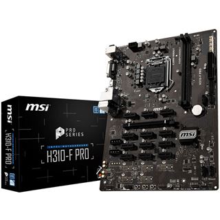 MSI H310-F PRO Intel H310 So.1151 Dual Channel DDR4 ATX Retail