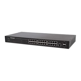 Intellinet 24-Port Web-Managed Gigabit Ethernet Switch, 2 SFP Ports