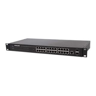 Intellinet 24-Port Web-Managed Gigabit Ethernet Switch, 2 SFP Ports