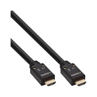 10.00m InLine HDMI Aktiv-Kabel, HDMI-High Speed mit Ethernet, 4K2K,