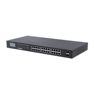 Intellinet 24-Port Gigabit Ethernet PoE+ Switch mit 2 SFP-Ports und