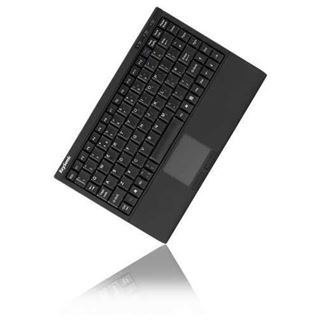KeySonic ACK-540U+ Mini USB Deutsch schwarz (kabelgebunden)