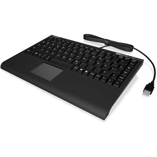 KeySonic ACK-540U+ Mini USB Deutsch schwarz (kabelgebunden)
