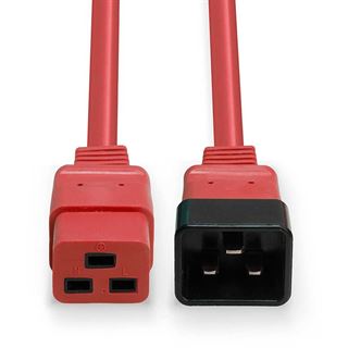 (€5,95*/1m) 2.00m Lindy IEC Verlängerungskabel C20 Stecker