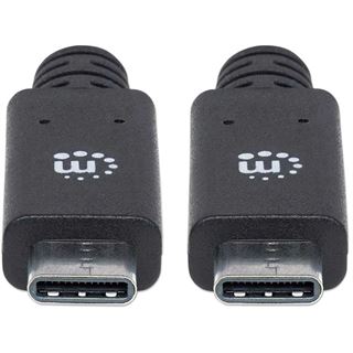 (&euro;12,90*/1m) 1.00m Manhattan USB3.1 Gen2 Anschlusskabel