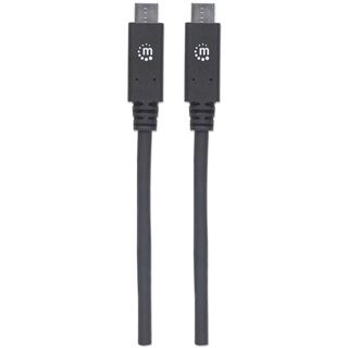 (&euro;12,90*/1m) 1.00m Manhattan USB3.1 Gen2 Anschlusskabel