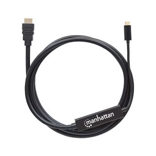 2.00m Manhattan Displayport Adapterkabel DisplayPort Alternate Mode
